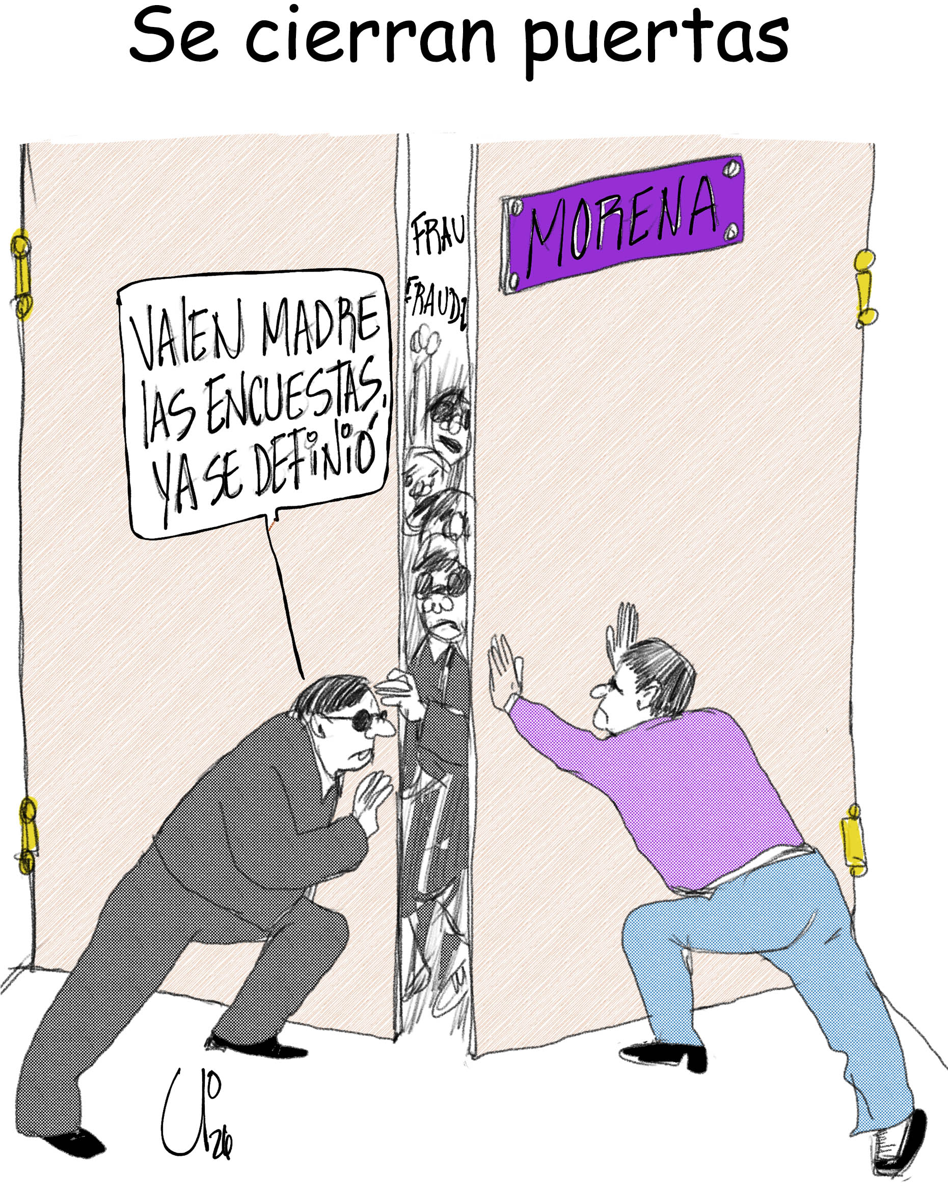 Se cierran puertas