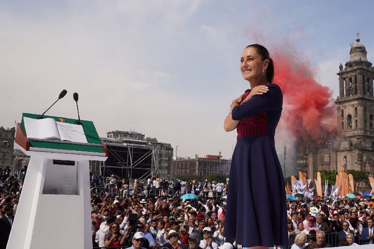 Cerrará Claudia Sheinbaum gira de su segundo informe con acto masivo en el Zócalo
