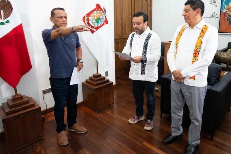Designan comisionado municipal de Juchitán