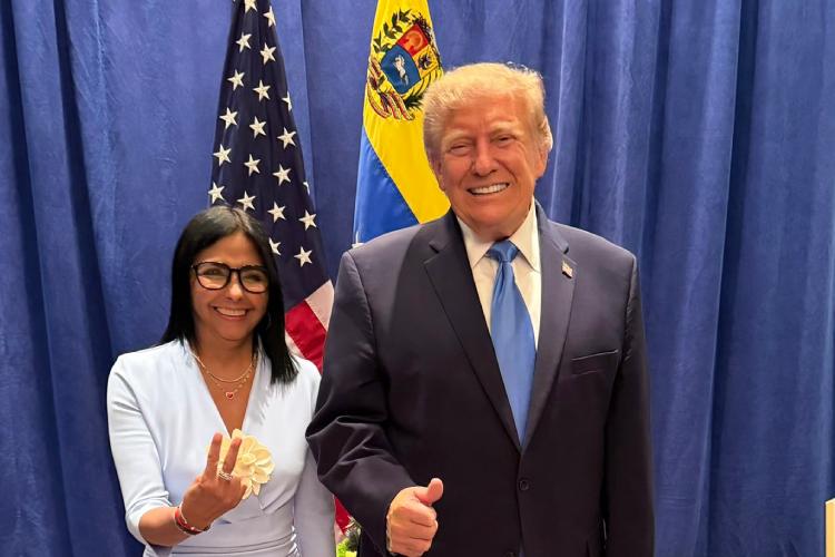 Trump confirma que habló con Delcy Rodríguez sobre elecciones en Venezuela