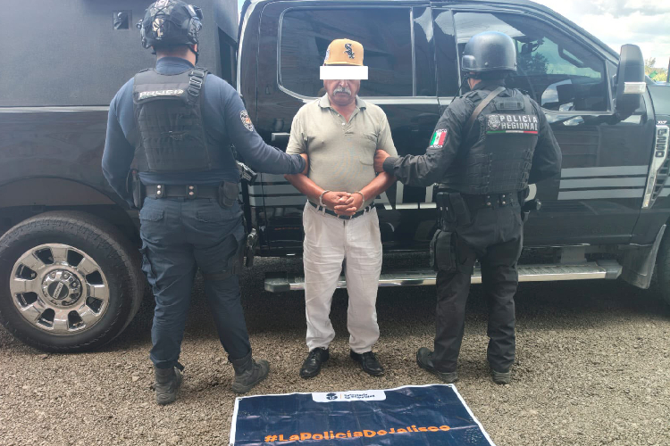 Detienen a hombre de 62 años armado en Encarnación de Díaz