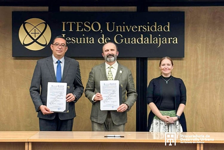 Prodeur e ITESO firman convenio de colaboración