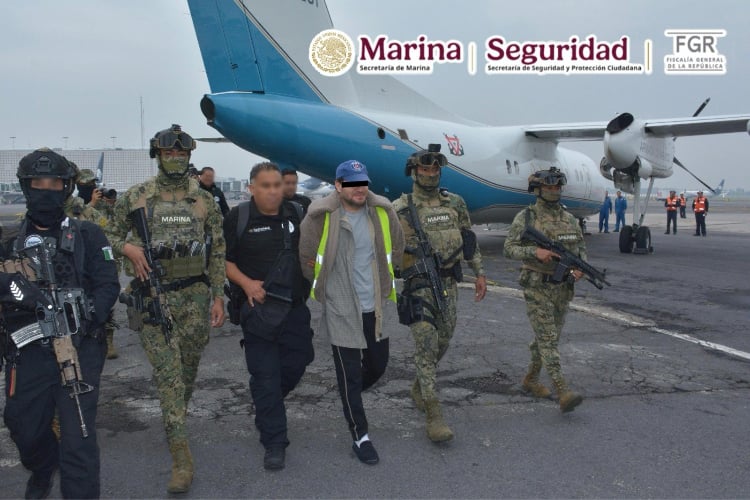 Marina captura en Zapopan a Miguel Ángel 'N', alias 'Sol', por huachicol