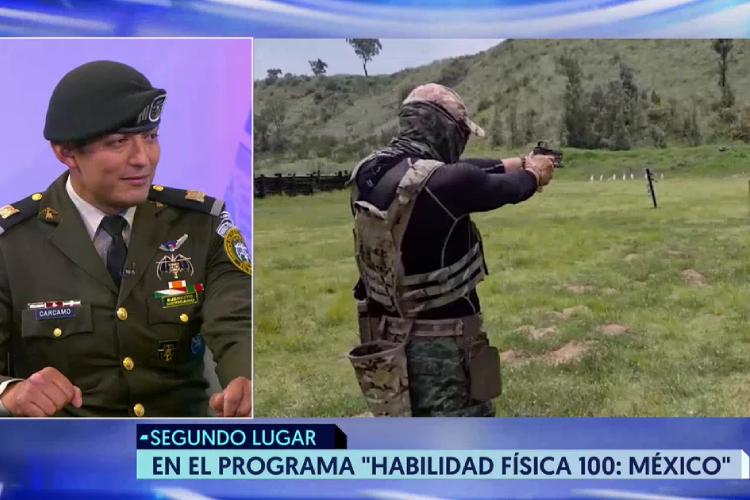 Capitán de Fuerzas Especiales obtiene segundo lugar en ‘Habilidad Física 100 México’