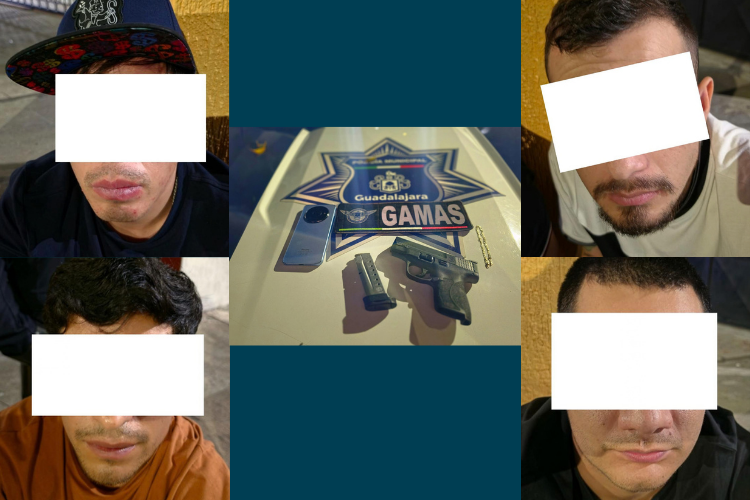 Detiene a banda de presuntos asaltantes en Guadalajara