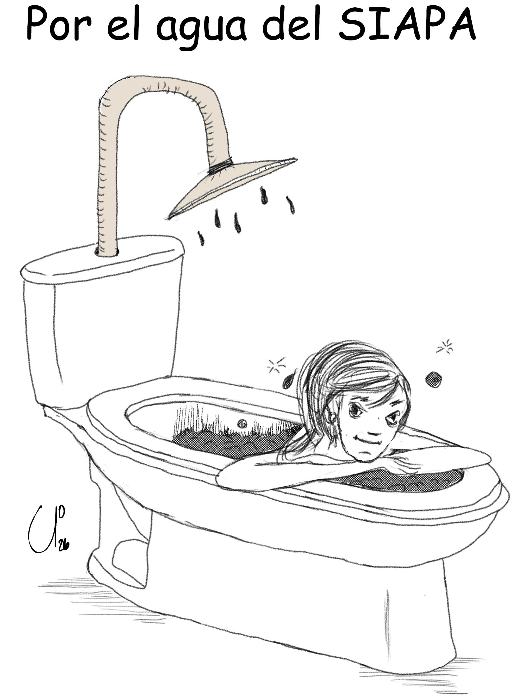 Por el agua del SIAPA