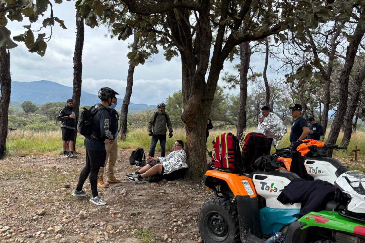 Localizan con vida a tres ciclistas extraviados en La Primavera