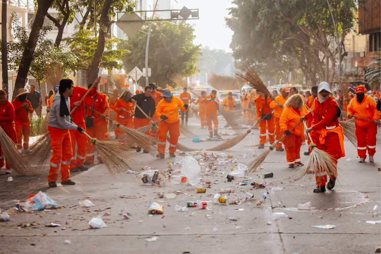 Recolectan 67 toneladas de basura en Guadalajara durante la Romería 2026
