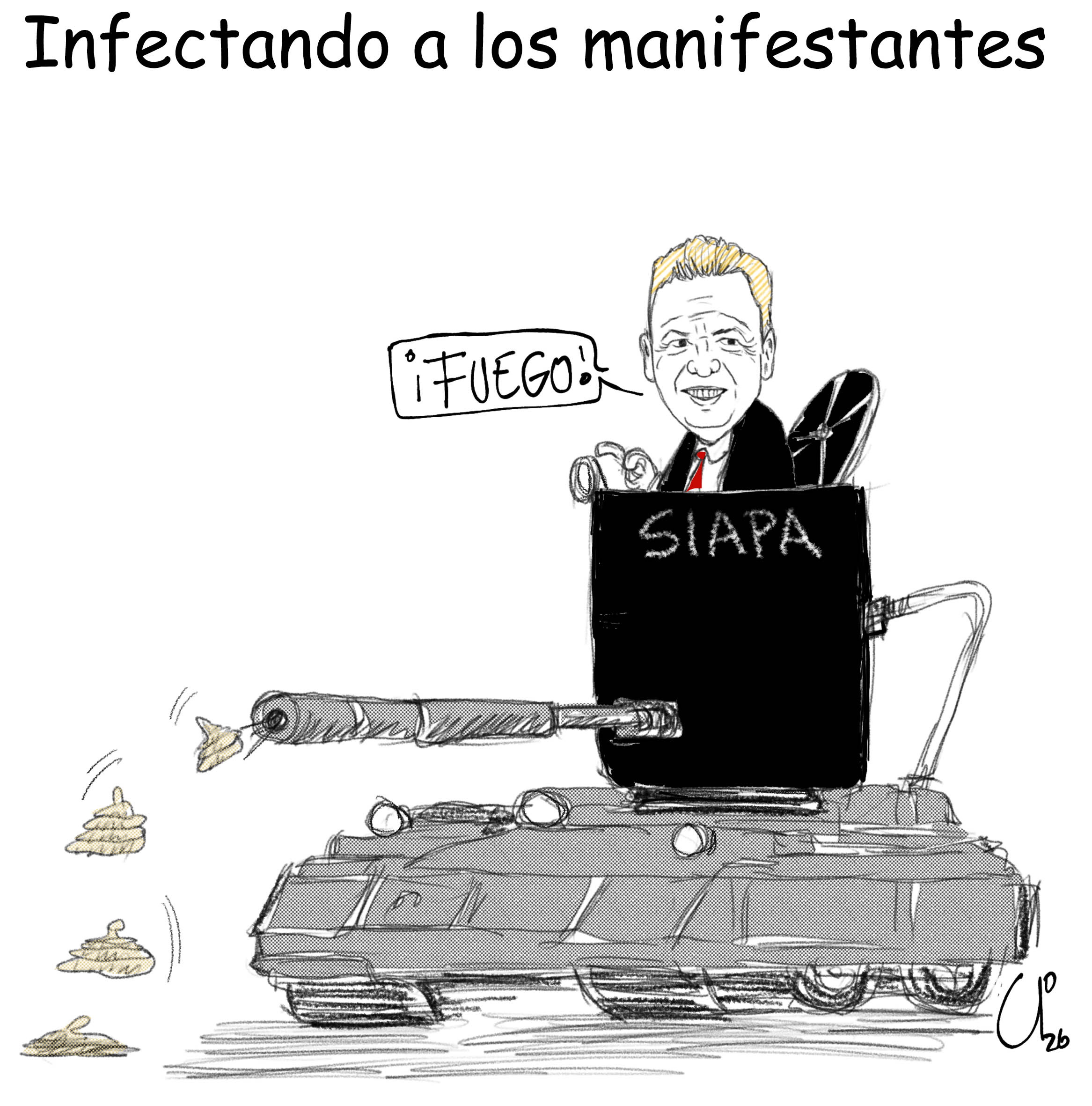 Infectando a los manifestantes