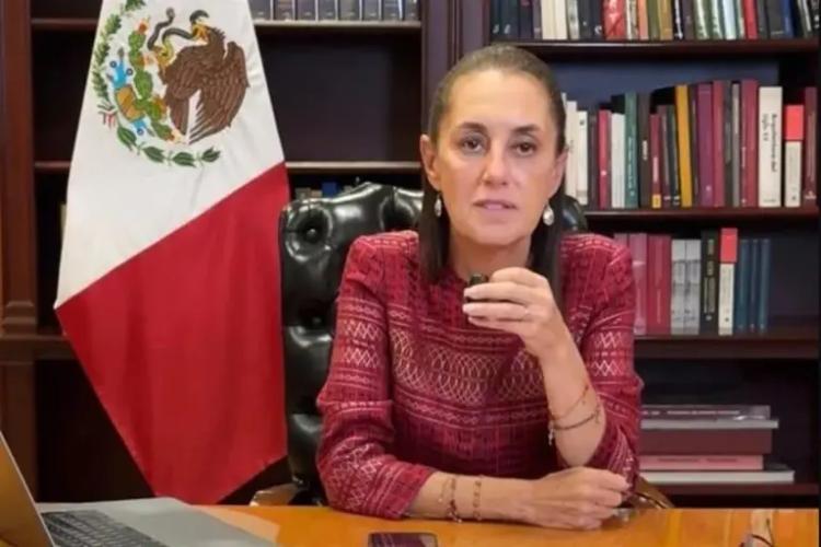 Sheinbaum niega usar drogas, durante su primera transmisión en vivo en redes sociales