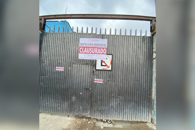 Clausuran pozo donde llenaban pipas de agua en Tlaquepaque
