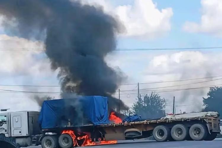 Reportan bloqueos en Matamoros tras detención de capo
