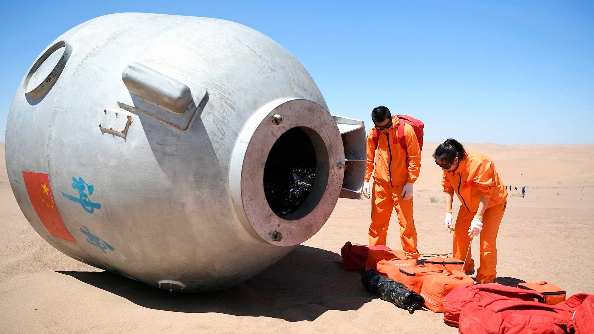 EXTREMO. Un grupo de 15 astronautas chinos acaban de completar un entrenamiento de supervivencia en el desierto de Badain Jaran, al noroeste de China. (Foto: Especial)