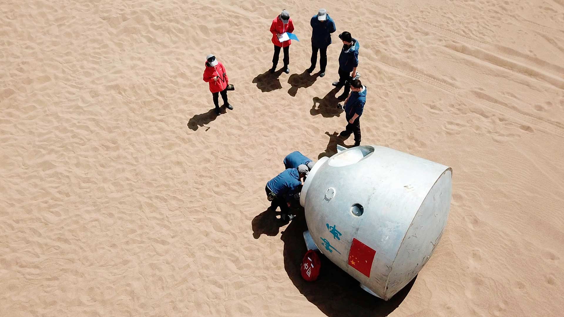 EXTREMO. Un grupo de 15 astronautas chinos acaban de completar un entrenamiento de supervivencia en el desierto de Badain Jaran, al noroeste de China. (Foto: Especial)