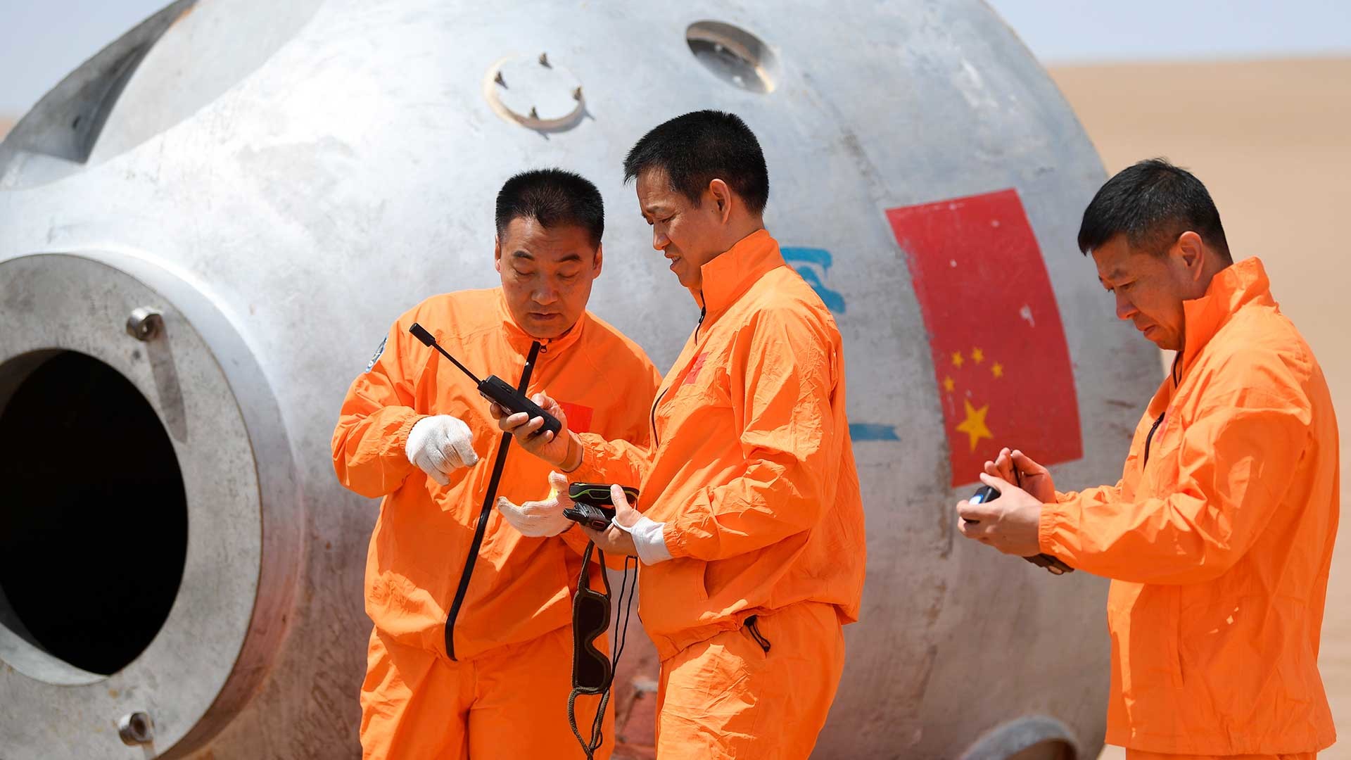 EXTREMO. Un grupo de 15 astronautas chinos acaban de completar un entrenamiento de supervivencia en el desierto de Badain Jaran, al noroeste de China. (Foto: Especial)